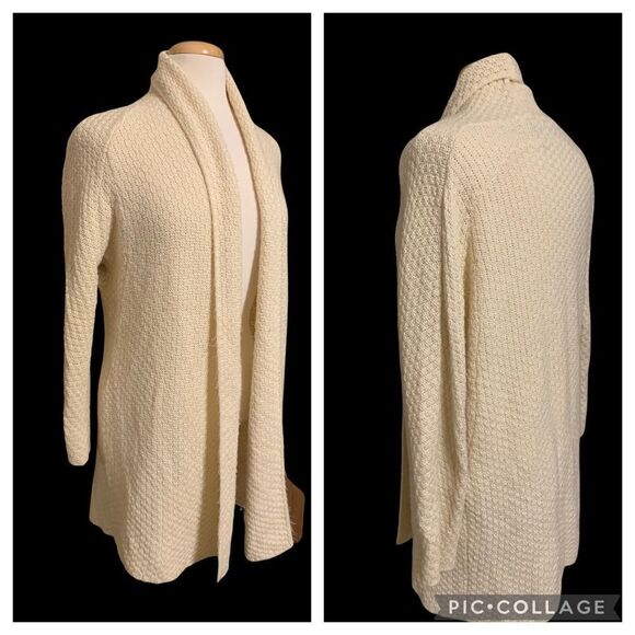 Forever 21 Oversized Cable Knit Sweater White/Cream soft knit. Size Small - Picture 1 of 9